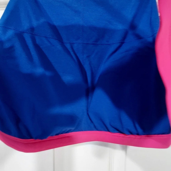 NWT Decree Multi-colored Tropical Pattern Pull On Tank Binkini Top in Size 0X - Picture 9 of 11